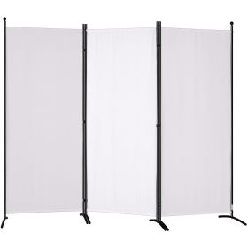 VEVOR Room Divider, 6.1 ft Room Dividers and Folding Privacy Screens (3-panel), Fabric Partition Room Dividers for Office, Bedroom, Dining Room, Study